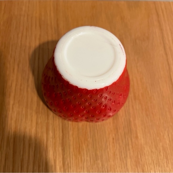 Vintage Hazel Atlas Strawberry Jam Jelly Jar Container - Picture 6 of 7